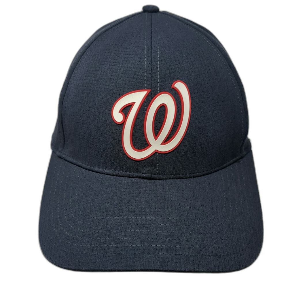 Washington Nationals MLB Under Armour Blue Red White OS Baseball Cap Strapback